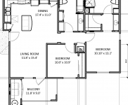 Two Bedroom, Two bath