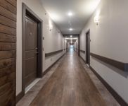hallway in apartment building