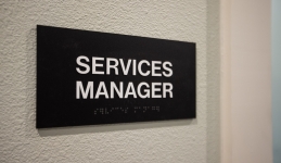 Service Manager sign